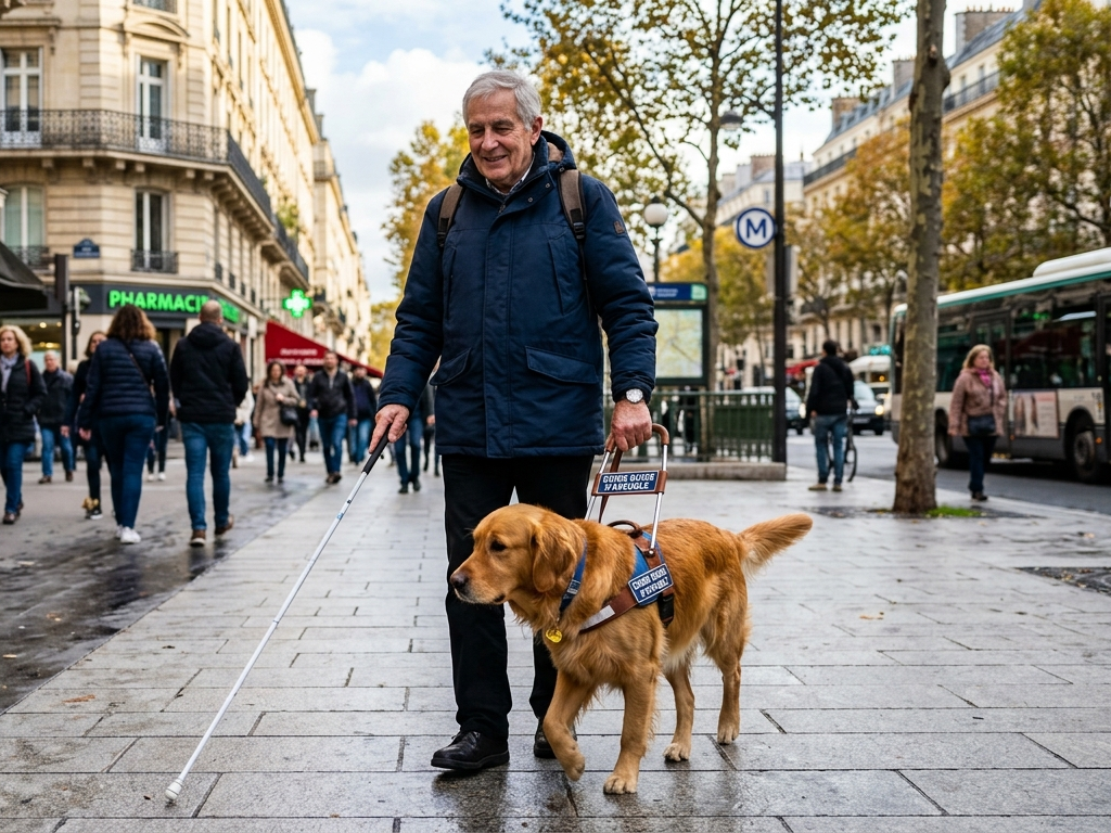 Don association chien guide d'aveugle